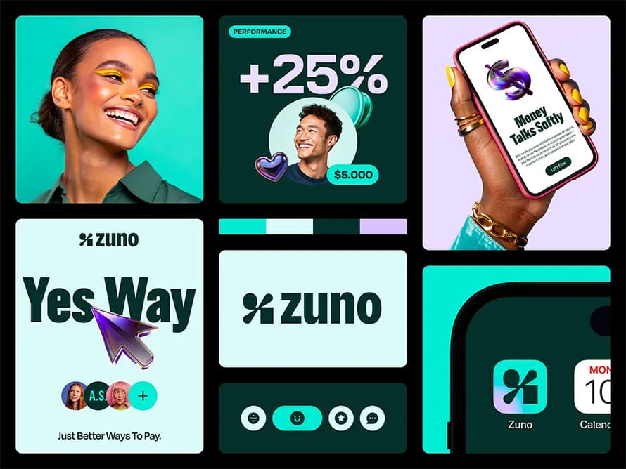 Zuno Fintech Branding by Halo Branding