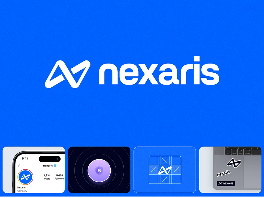 Nexaris Visual Identity for a Web3 Payment Platform by Outcrowd
