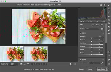 Open Object enhance image using super resolution feature