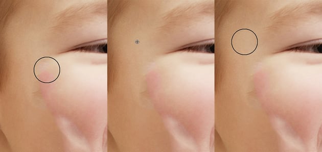 how to load the healing brush