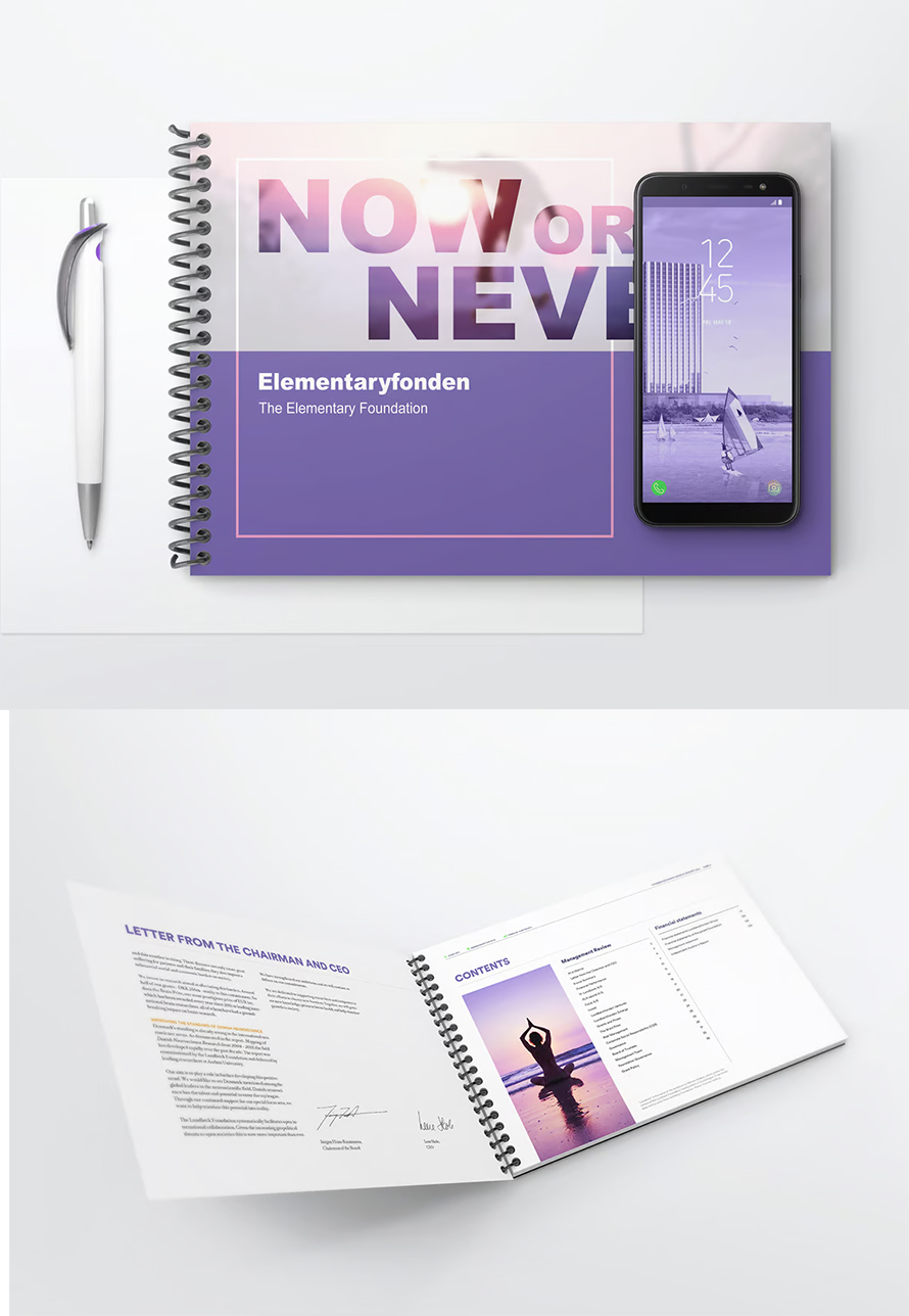 Spiral Book Binding Mockups