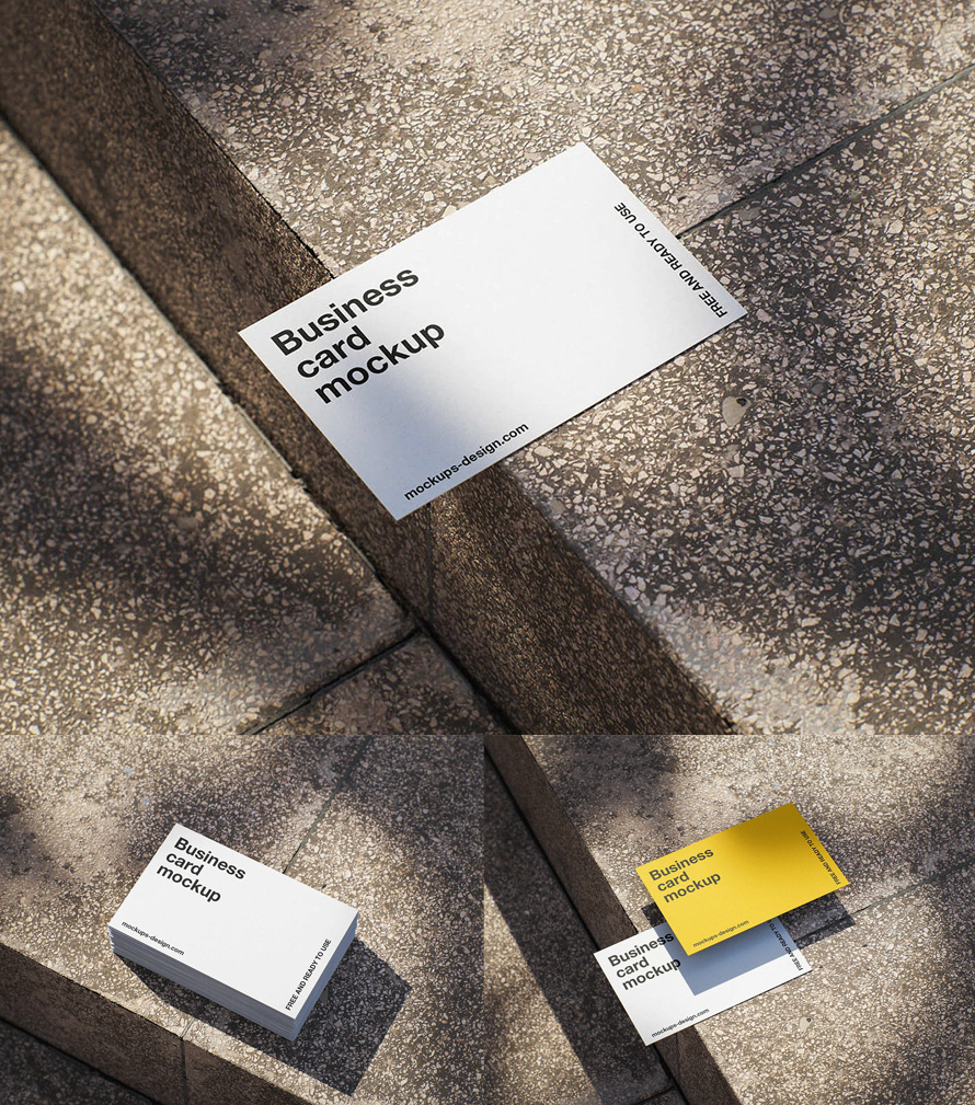 Business Card Mockup Set