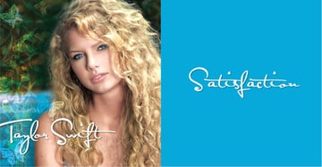 Taylor Swift debut font: Satisfaction