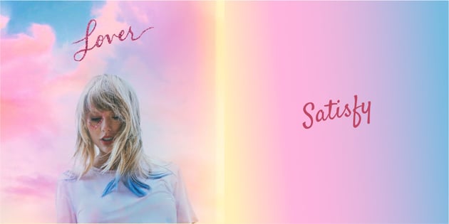 Taylor Swift Lover font: Satisfy