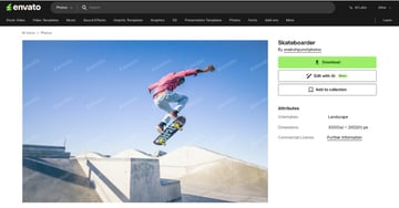 Editing with AI using Envato AI ImageEdit