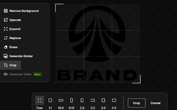 Crop the logo