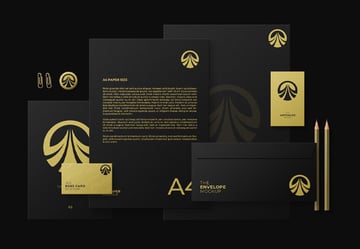 use a brand identity mockup kit