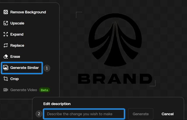 generate similar logos