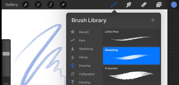 sketching brush