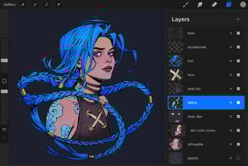 alpha locking the layers