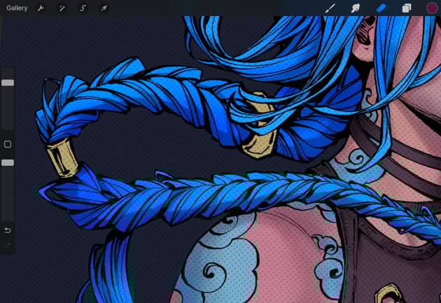 shading the braids