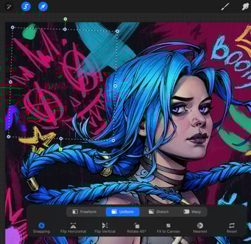 graffiti transformation