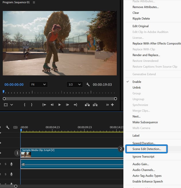 scene edit detection