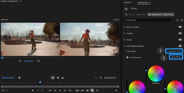 Use Color Match to unify your shots