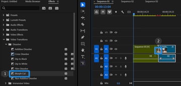 using morph cut