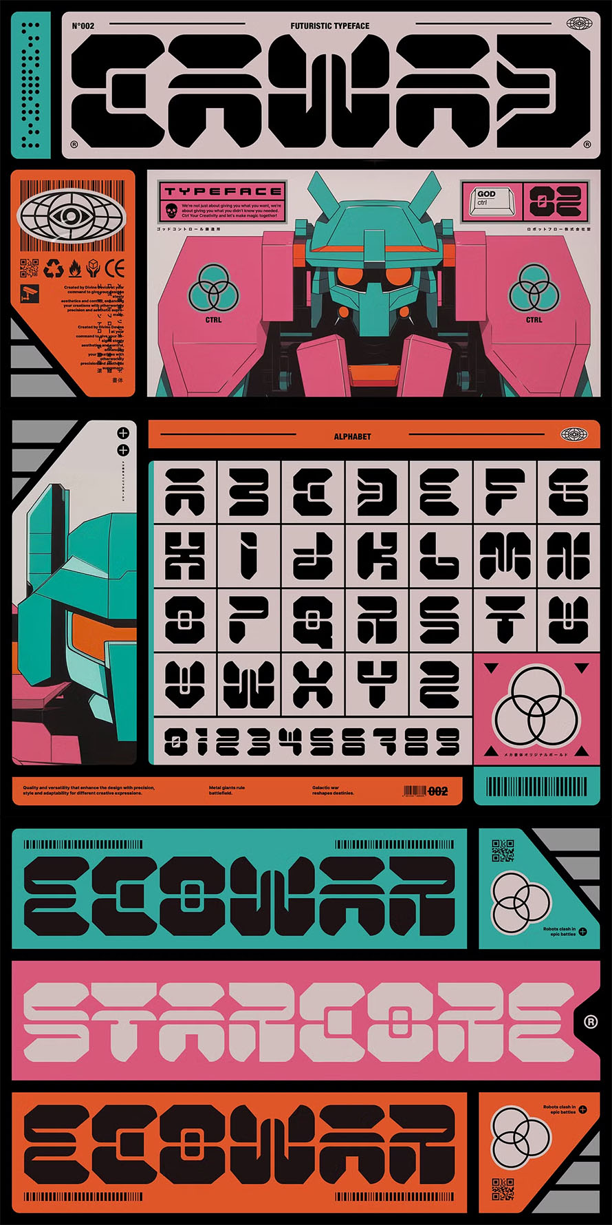 Cawad Display Typeface