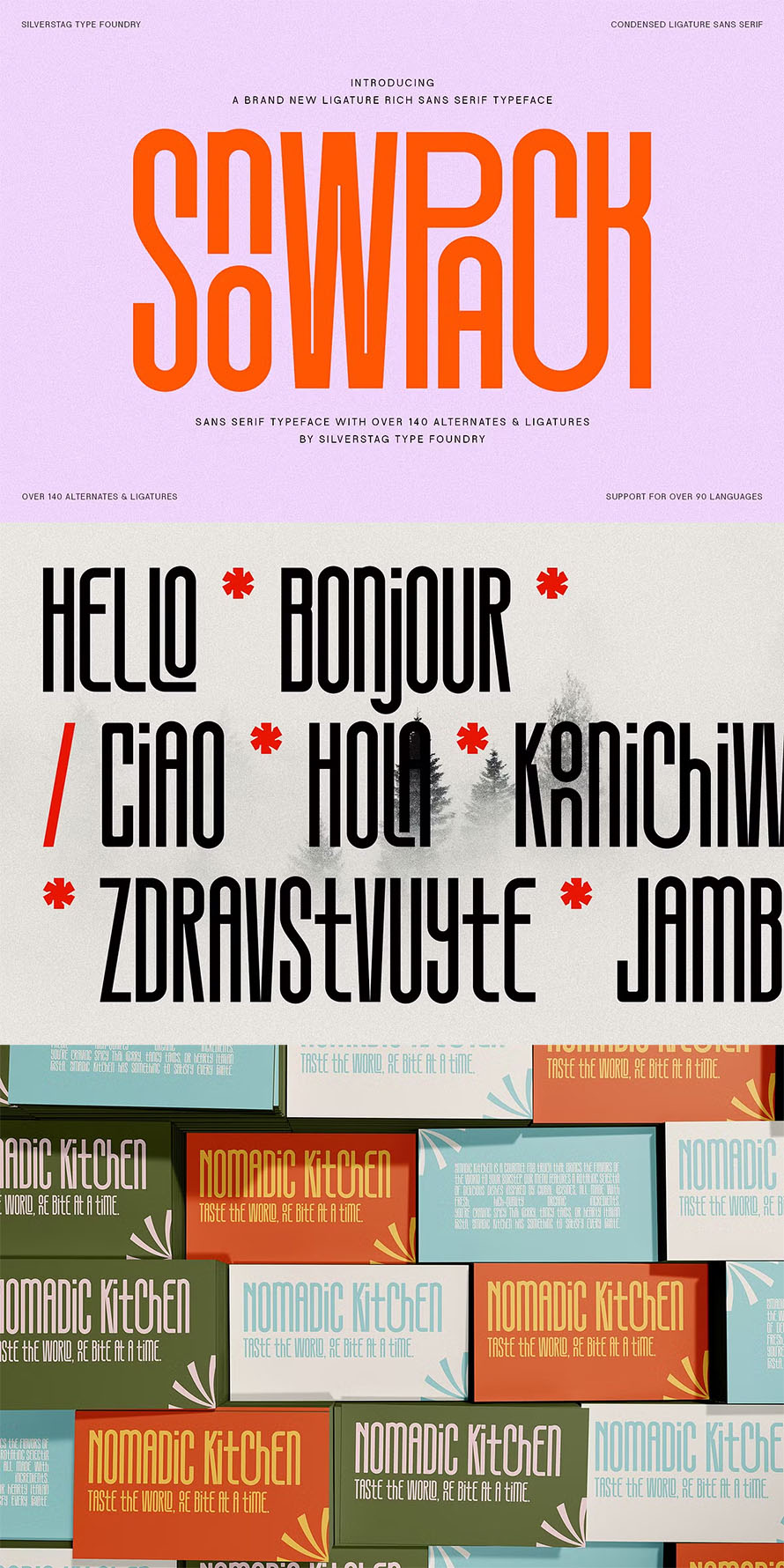 Sltf Snowpack Ultra Condensed Font