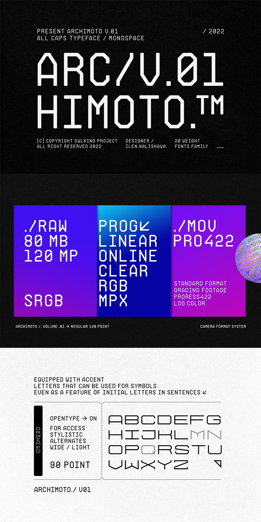 Archimoto Font
