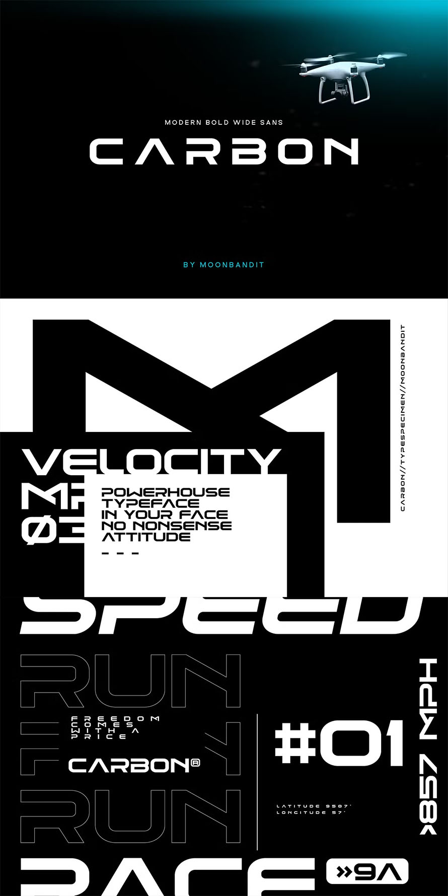 Carbon Modern Minimalist Font