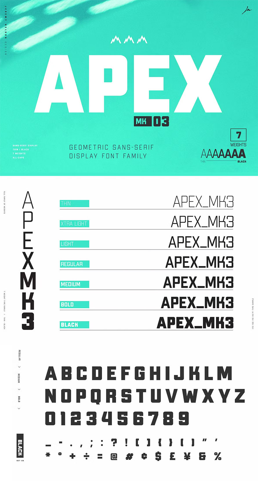 Apex Mk3 Font