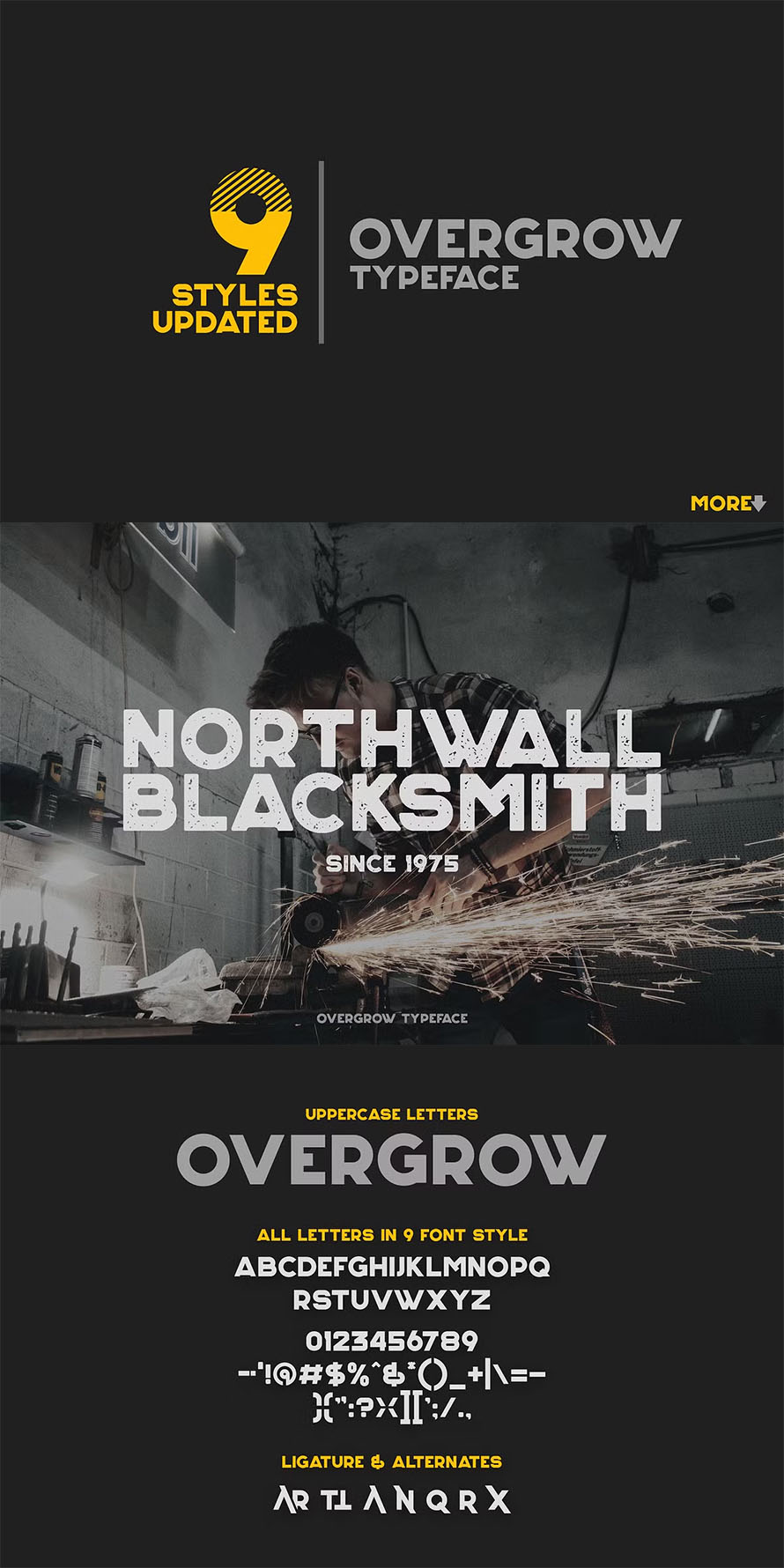 Overgrow Typeface