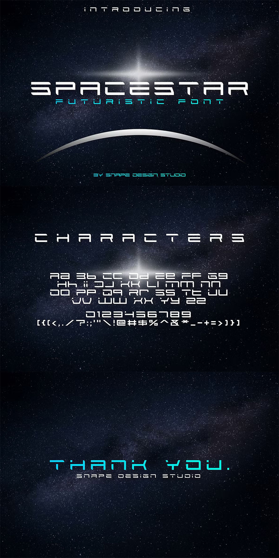 Spacestar Futuristic Font