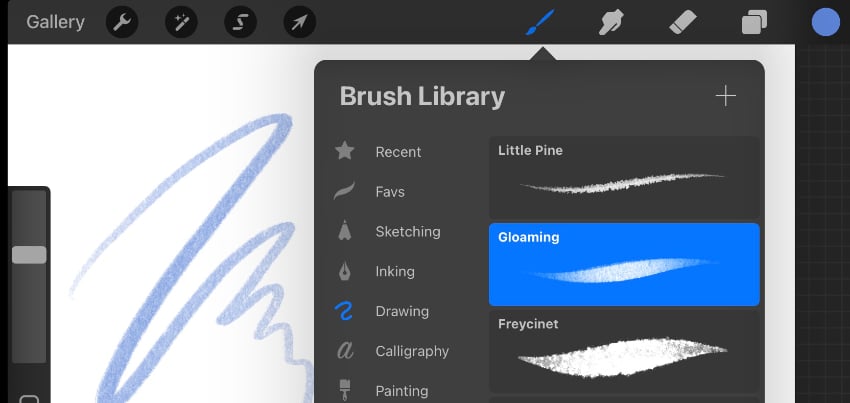 sketching brush