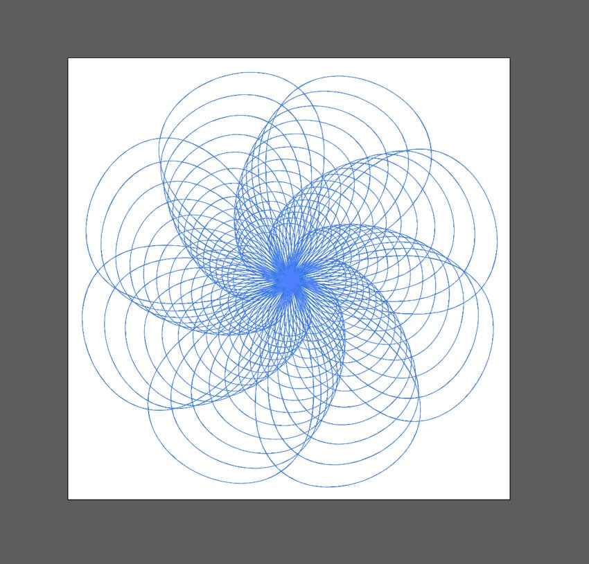 Use a spirograph, just like the original Vertigo by Alfred Hitchcock poster.