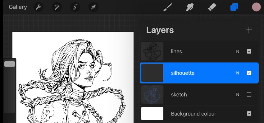 new silhouette layer