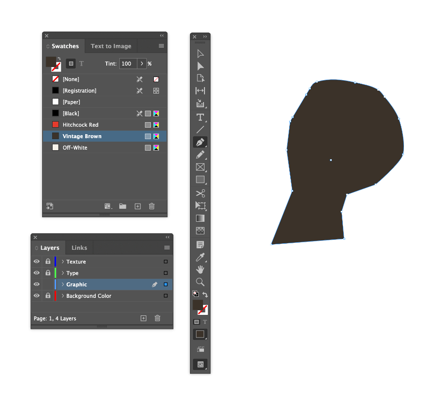 head pen tool poster
