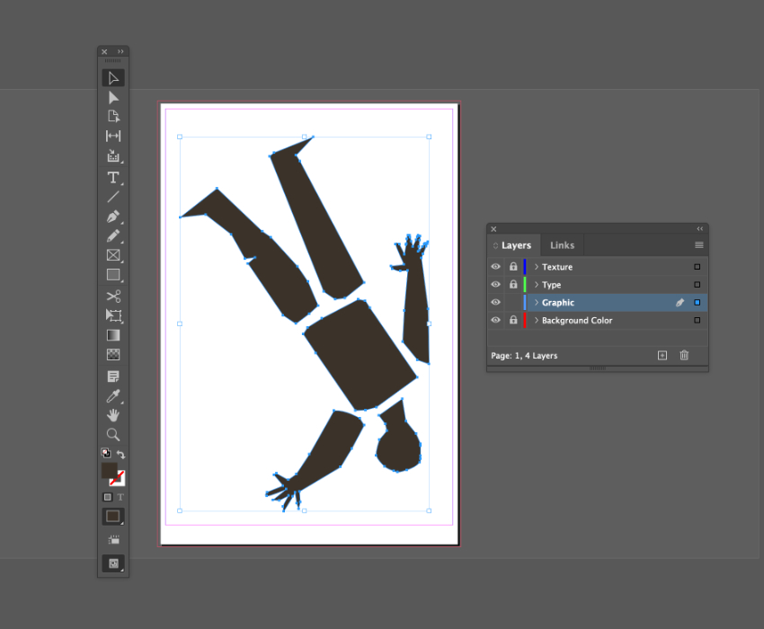 rotate figure on poster design