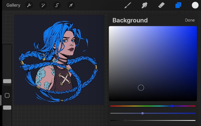 setting the background color