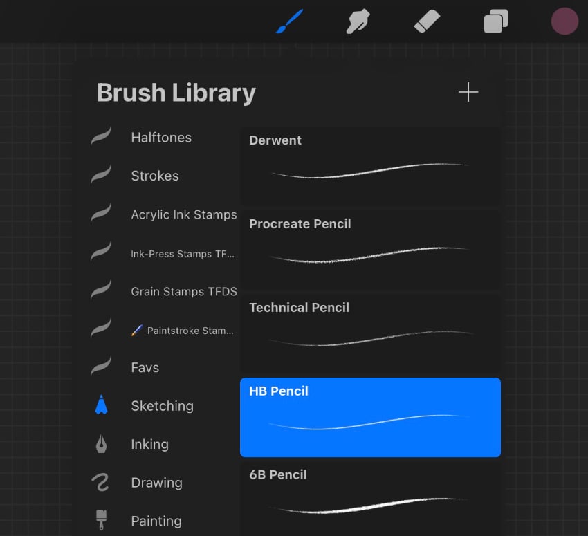 choosing a painting brush