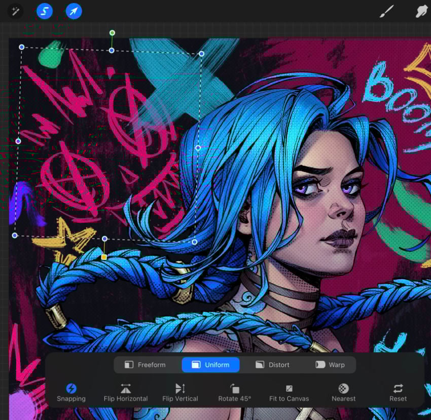 graffiti transformation