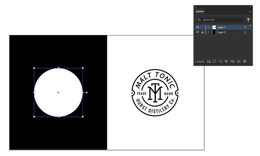 Create an Ellipse and go to the Pathfinder options, select Divide.