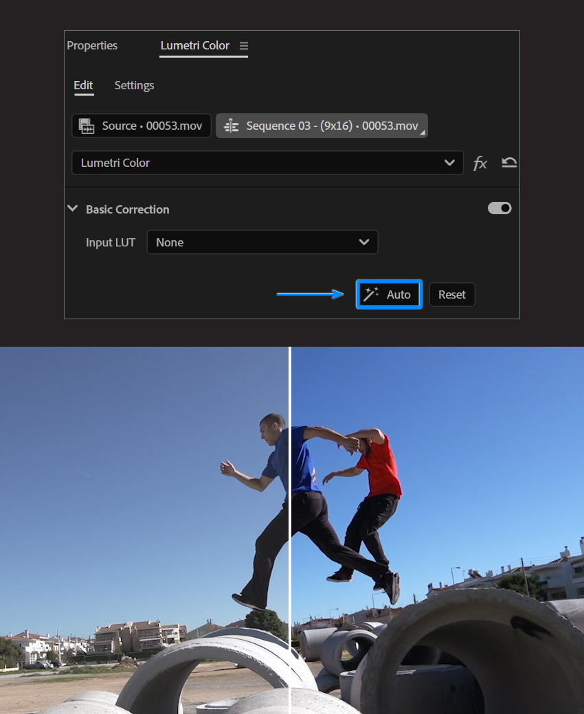 use auto color