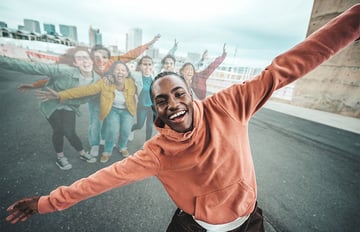 remove people from the background of an image
