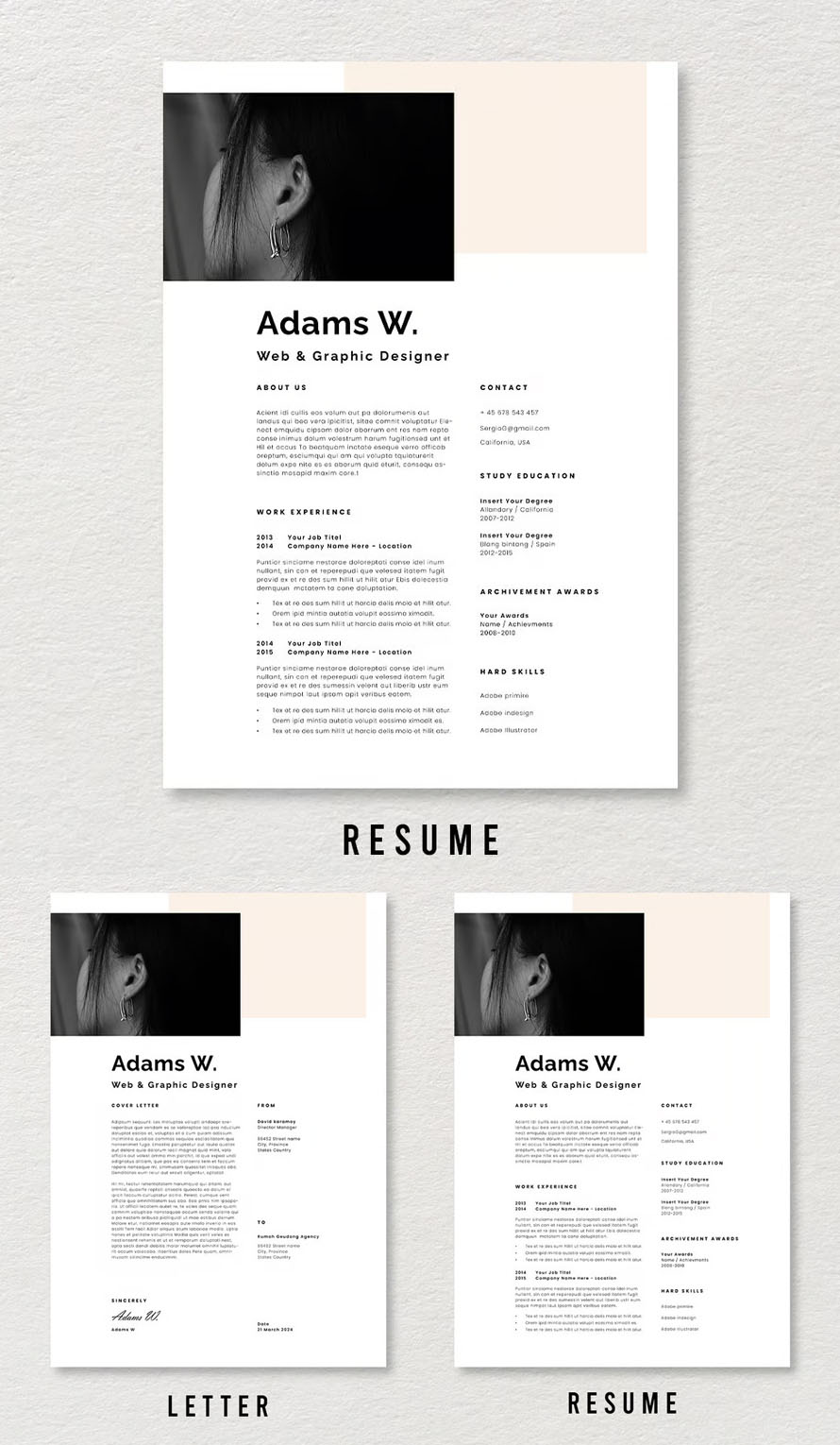 Adams Resume Template