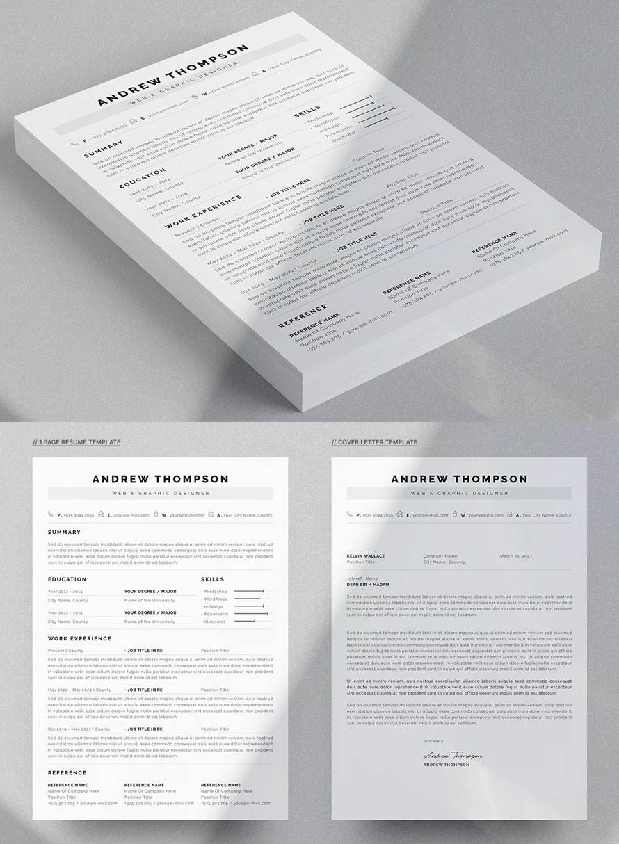 Clean Resume Template