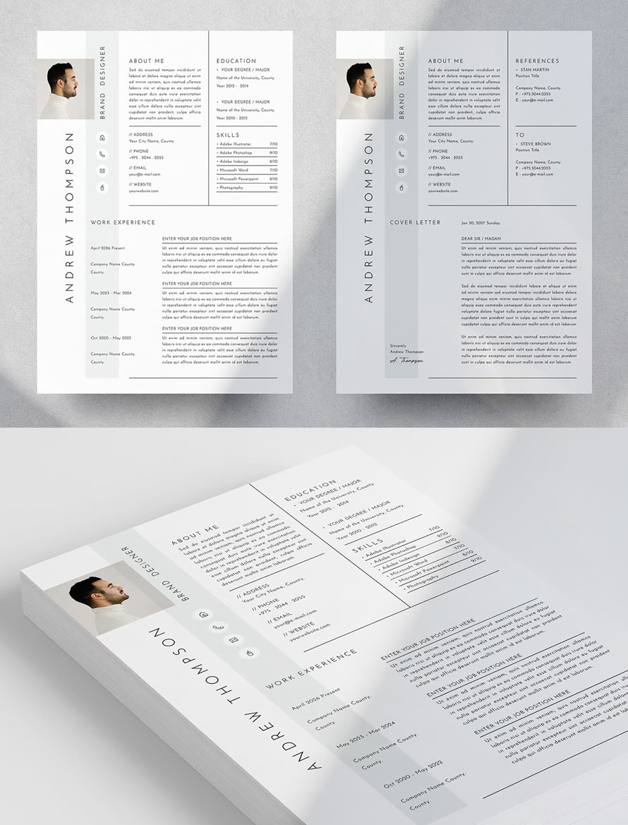 Perfect Attracive Resume CV