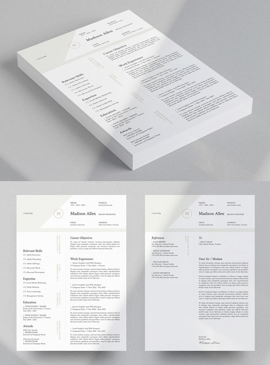 Stylish Best Resume Template