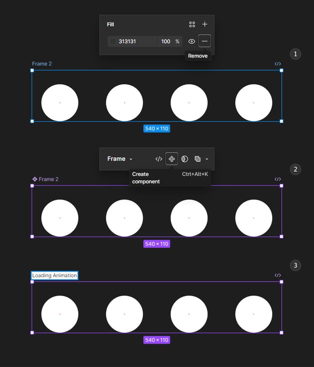 turn frame into component