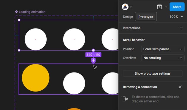 add interaction in prototype mode
