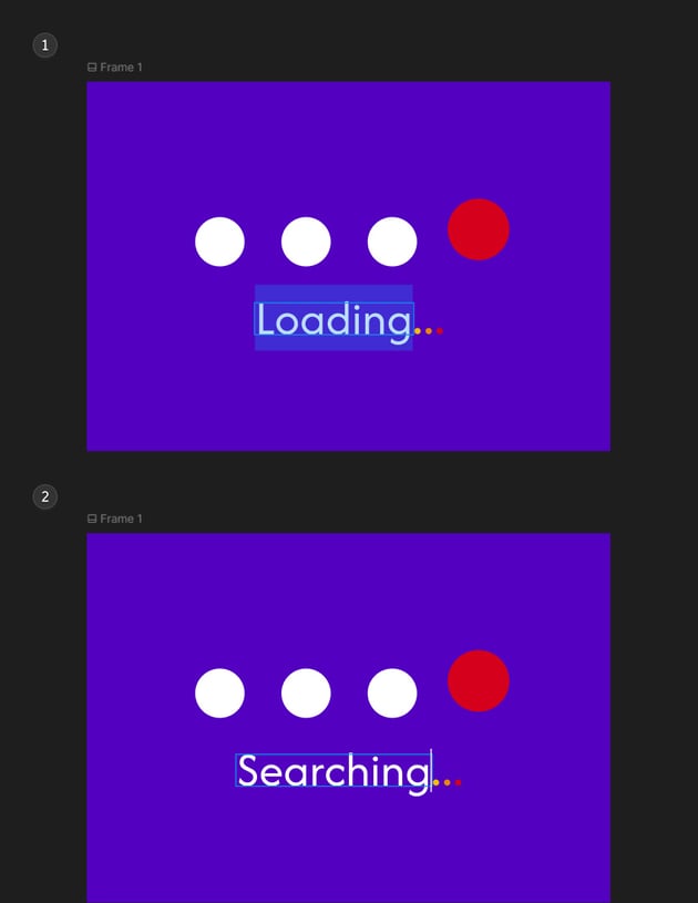 edit text in lottie images using the Figma source file
