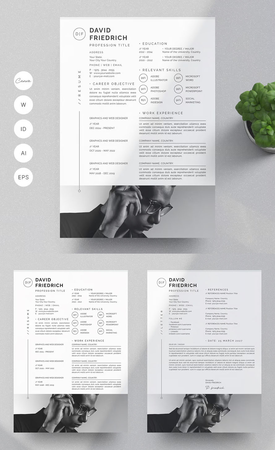 Clean Simple Resume CV
