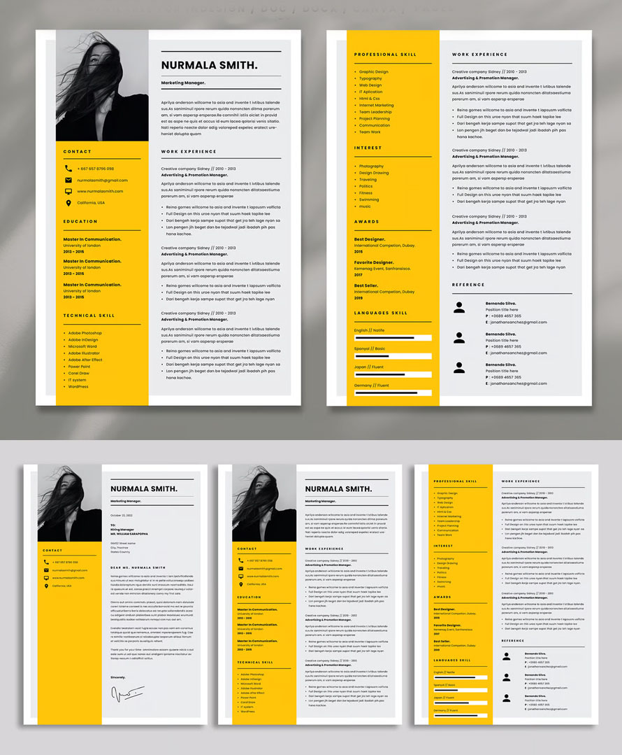 Elegant Attractive Resume Template