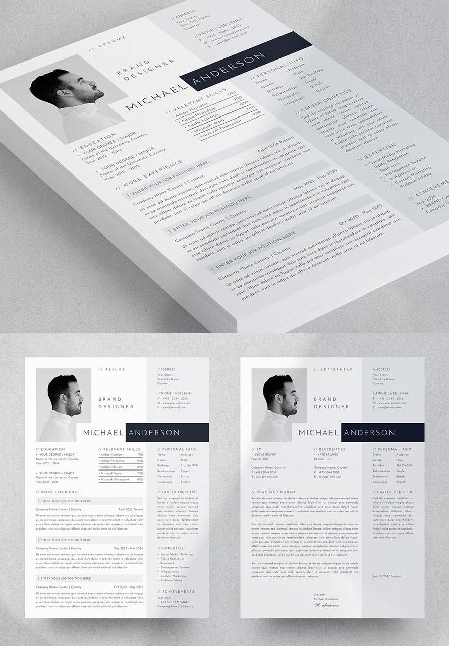 Creative Attractive Resume Design
