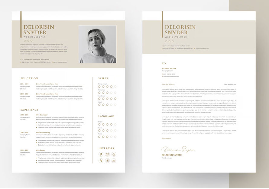 Creative and Professional Resume CV