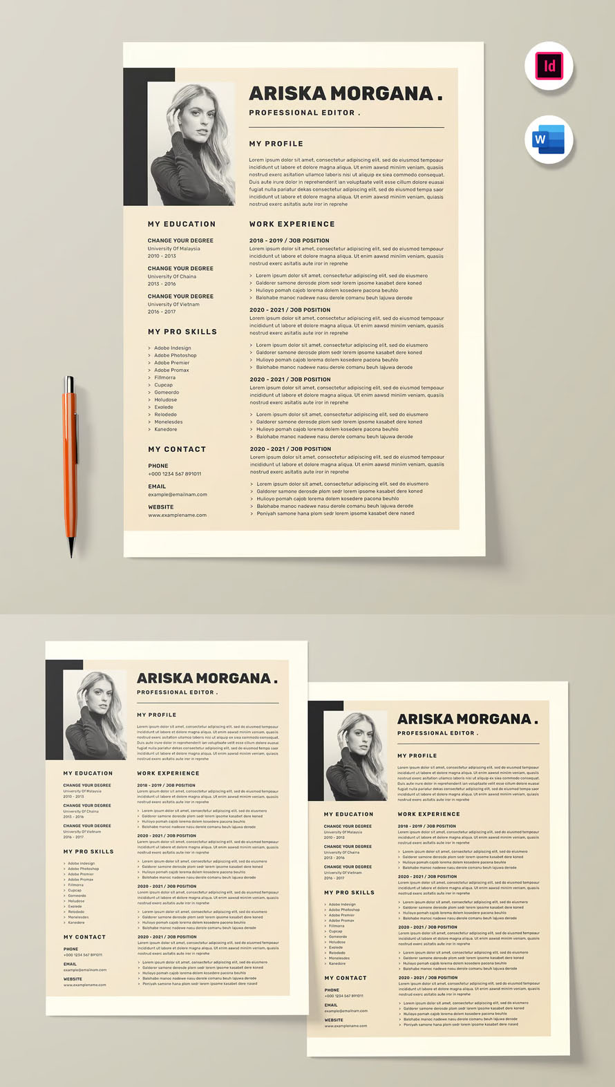 Resume Word Template