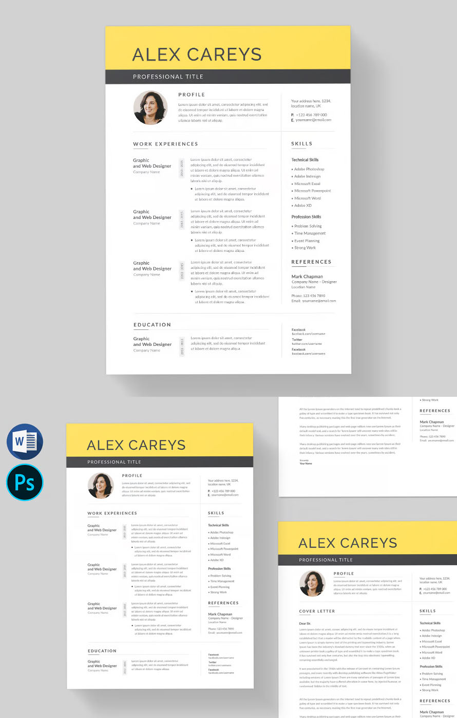 Clean and Minimal Resume CV